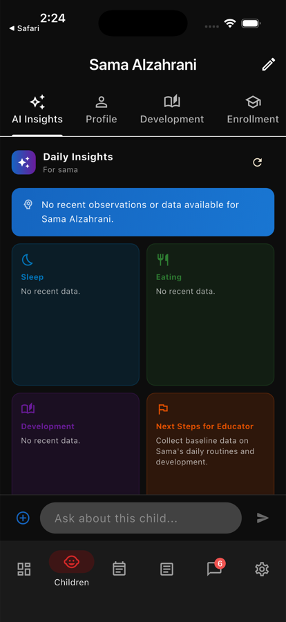 Staff — Child AI insights